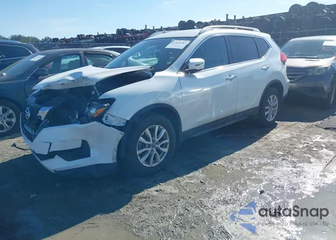 2017 Nissan Rogue Sv z USA, uszkodzony, nr VIN KNMAT2MTXHP501153